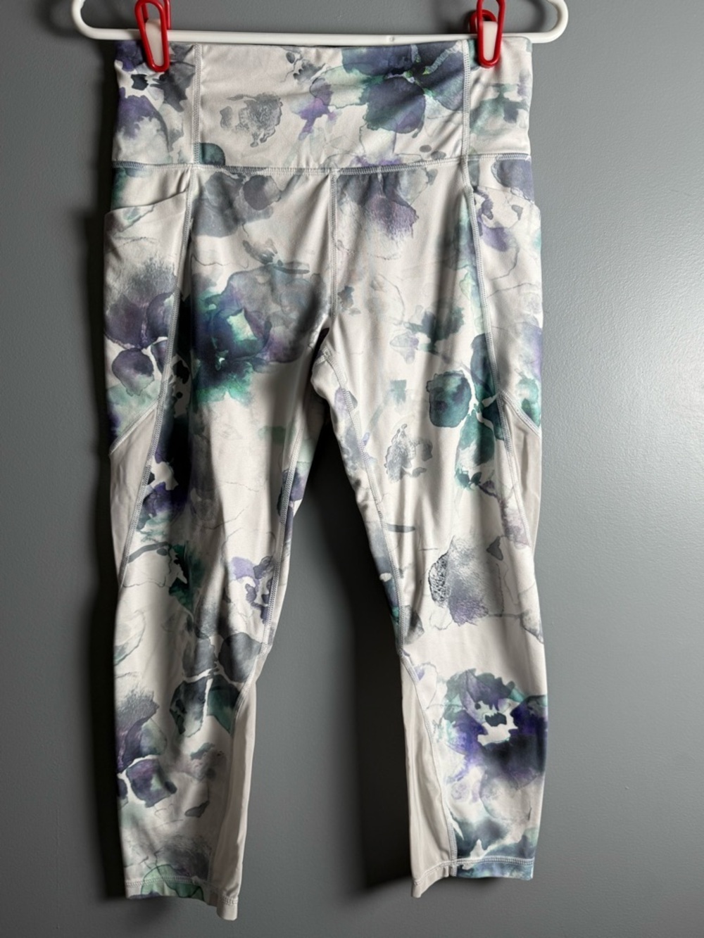 Athleta Floral Mudra Leggings Womens Sz M - Picture 4 of 6